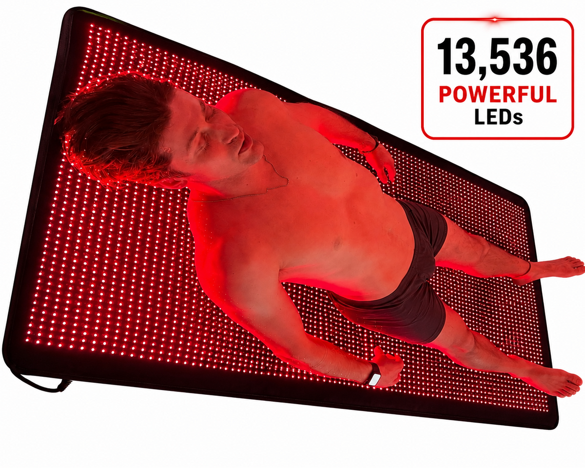 Red Light Therapy Blanket – Full Body Coverage | 660nm + 850nm Dual Wavelengths | 13,536 LEDs ___ OUT OF STOCK UNTIL 8/15/2026 PRE-ORDER AND SAVE 15% email info@RedLightProDevices.com for code
