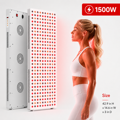 Red Light Therapy & Near Infrared Light Therapy Panel, Full Body, 1500W