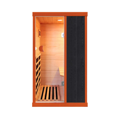 Maison Single-Person Infrared Sauna Room With Bluetooth Music Player And Ambient Light (SAK62941)