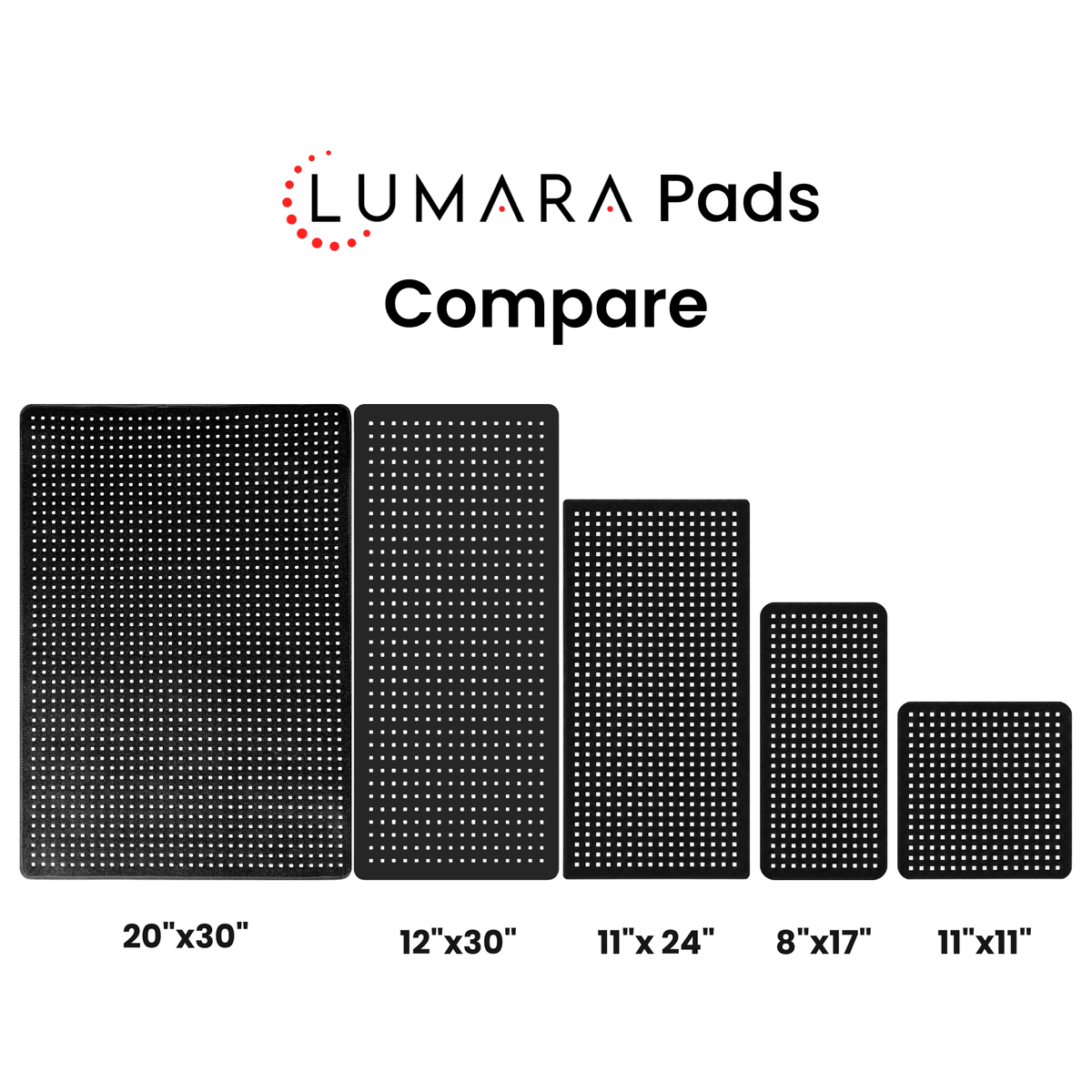 Lumara 3-Wavelength LED Light Therapy Pad