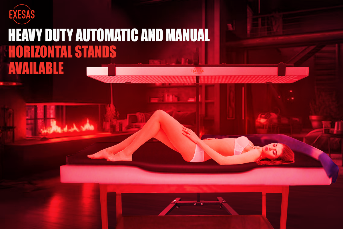 EXESAS   800 LED, 4000W Dual-Chip, Red Light Therapy Device for Full Body, 6-Wavelengths Infrared LED Panel for Skin, Weight, Pain, Wellness
