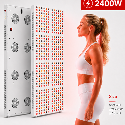 Red Light Therapy & Near Infrared Light Therapy Panel, Full Body, 2400W