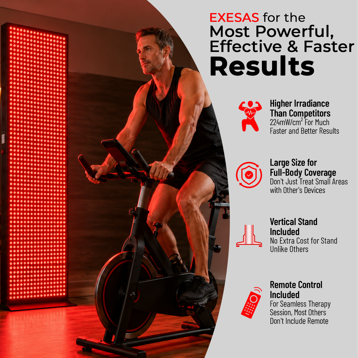 1008 LED, 5040W Dual-Chip, Red Light Therapy Device for Full Body, 6-Wavelengths Infrared LED Panel for Skin, Weight, Pain, Wellness