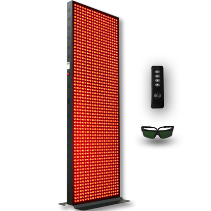 1216 LED, 6080W Dual-Chip, Red Light Therapy Device for Full Body, 4-Wavelengths Infrared LED Panel for Skin, Weight, Pain, Wellness