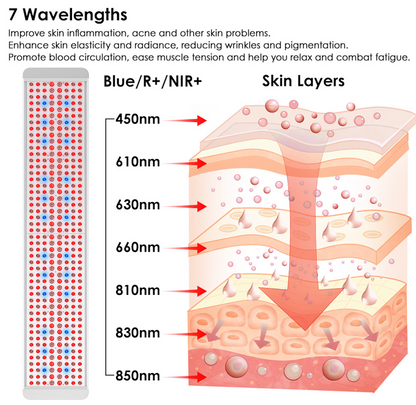 Renew Full-Body Red, Near-Infrared &amp; Blue Light Panel