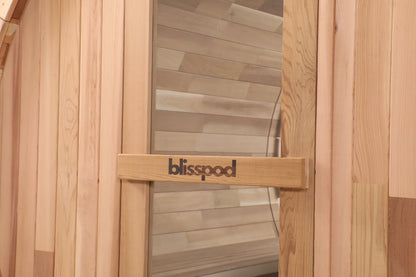 Blisspod Prague Canadian Red Cedar Barrel Steam Sauna Overview 2-4 or 4-6 Persons Available