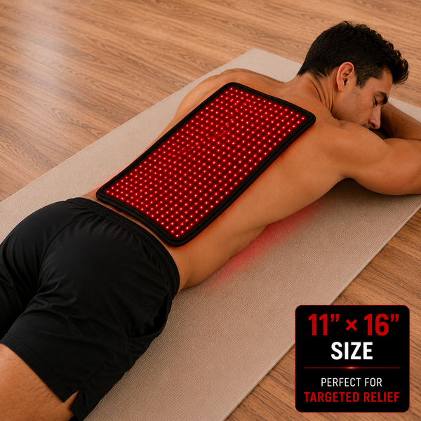 Medium Red Light Pad for Support with Pain Relief & Recovery | 16" x 11" | 1188 LEDs
