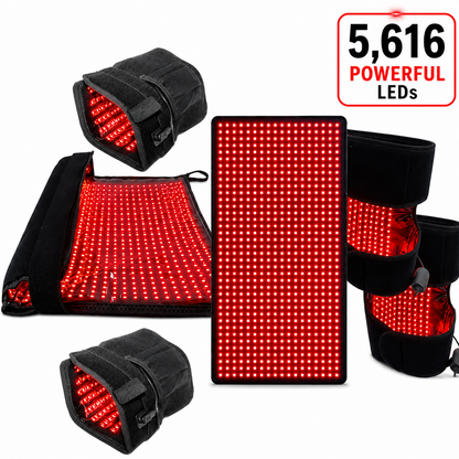 Red Light Nerve and Circulation Support Kit for Hands and Feet – 6 Devices Total LEDs: 5,616