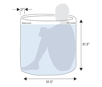 RevX Ice Pod Portable Cold Plunge Tub