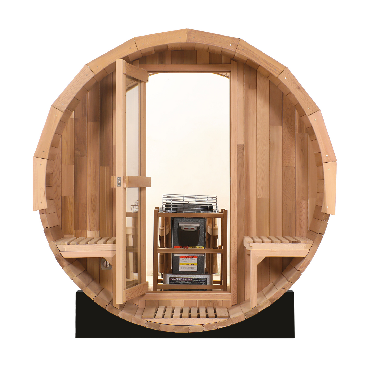 Blisspod Prague Canadian Red Cedar Barrel Steam Sauna Overview 2-4 or 4-6 Persons Available