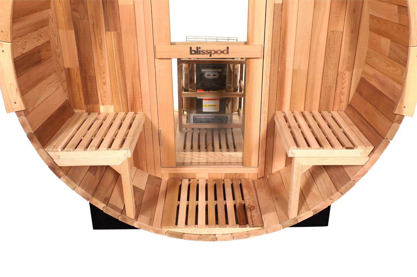 Blisspod Prague Canadian Red Cedar Barrel Steam Sauna Overview 2-4 or 4-6 Persons Available