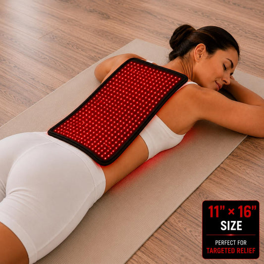 Medium Red Light Pad for Support with Pain Relief & Recovery | 16" x 11" | 1188 LEDs