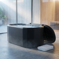 XXL Drop Stitch Ice Bath Tub for Recovery 216 Gal, Compatible with Water Chillers, Cold Plunge Tub with Insulated Lid, Multi-Layer Portable Bathtub for Cold Water Therapy(59In*32.2In*27In) — Studio Shot