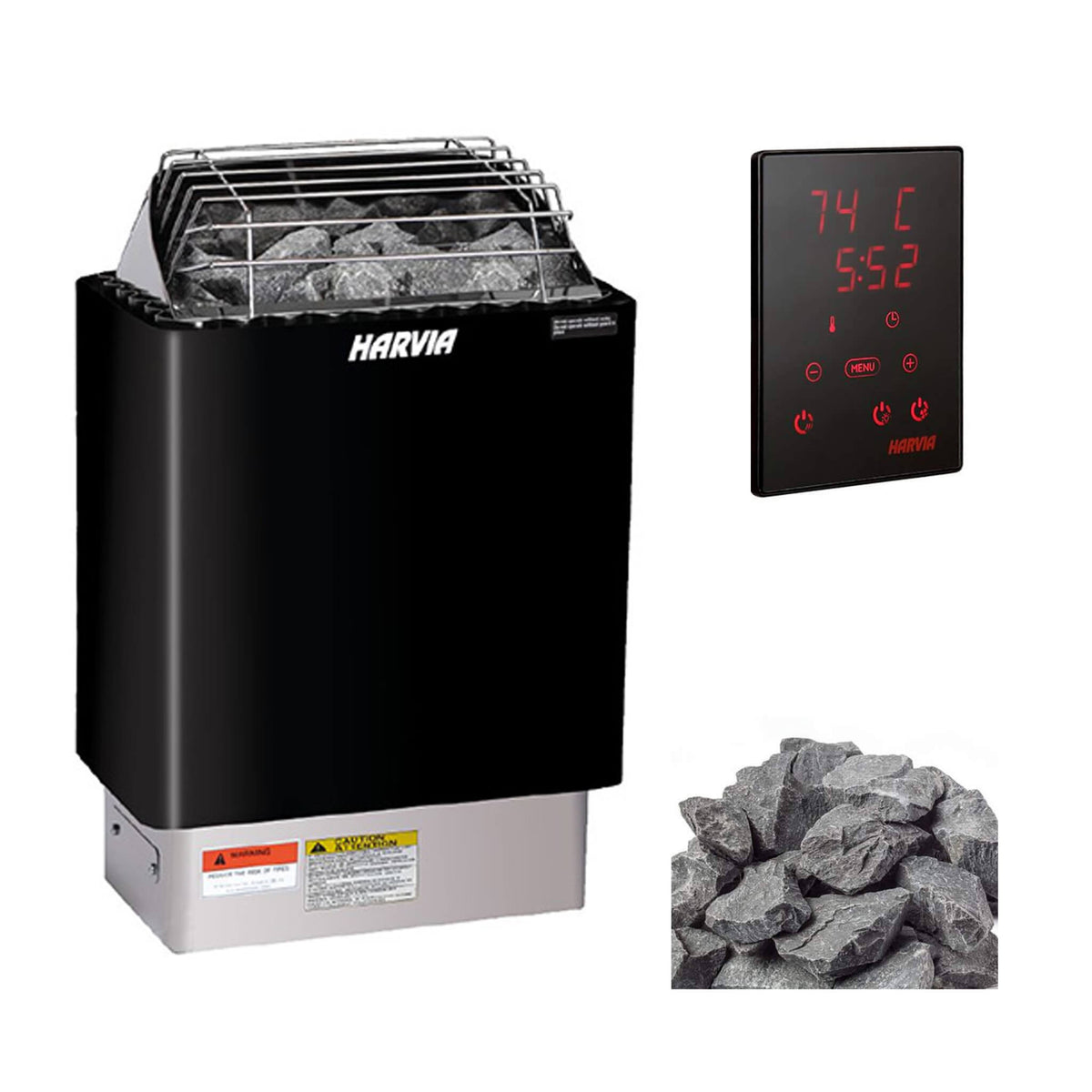 Harvia KIP60W 6kW Electric Sauna Heater with Xenio WiFi Control