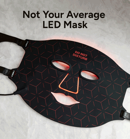 LED Light Therapy Mask with Red, Near-Infrared, Blue &amp; Orange Light