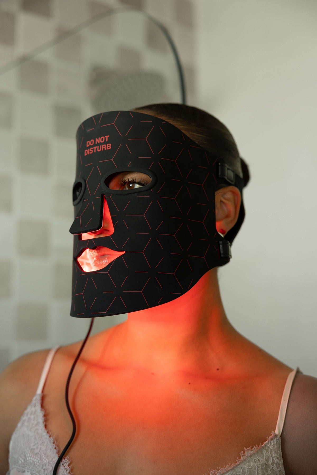 LED Light Therapy Mask with Red, Near-Infrared, Blue &amp; Orange Light