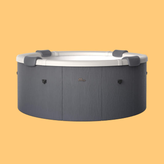 MSpa Denver Frame Series Six-Person Inflatable Round Hot Tub With Hydro Massage [F-DE066W]