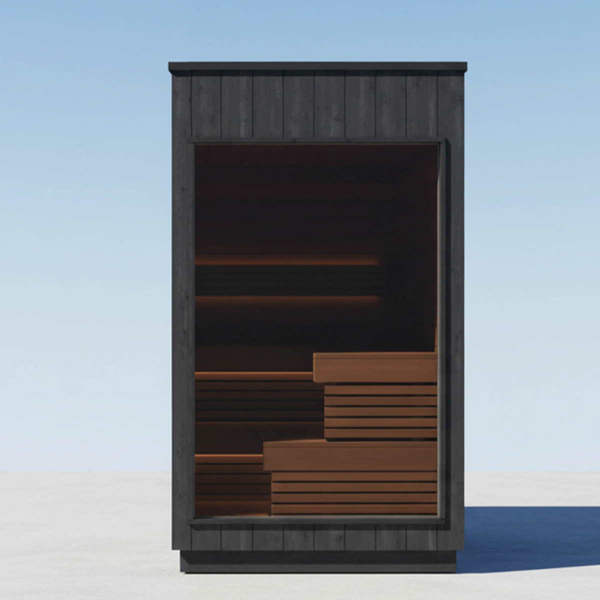 ThermaSol Nordic Misty 2-5 Person Fully-Assembled Outdoor Modular Sauna Cabin [Made-To-Order] [14-KIR] (SAK17365)