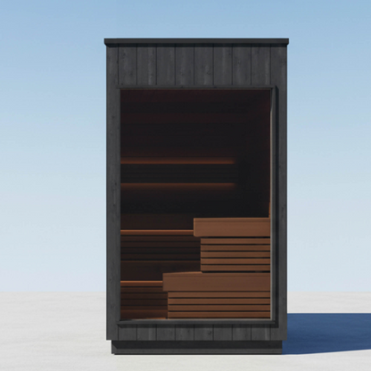ThermaSol Nordic Misty 2-5 Person Fully-Assembled Outdoor Modular Sauna Cabin [Made-To-Order] [14-KIR] (SAK17365)