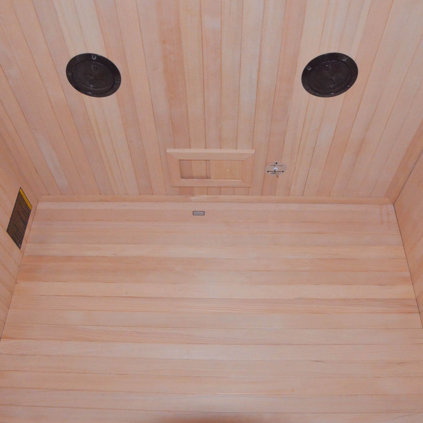 Alpine Premium 2-Person 3KW Hemlock Wood Sauna With LED Wall Light (SAK28471)