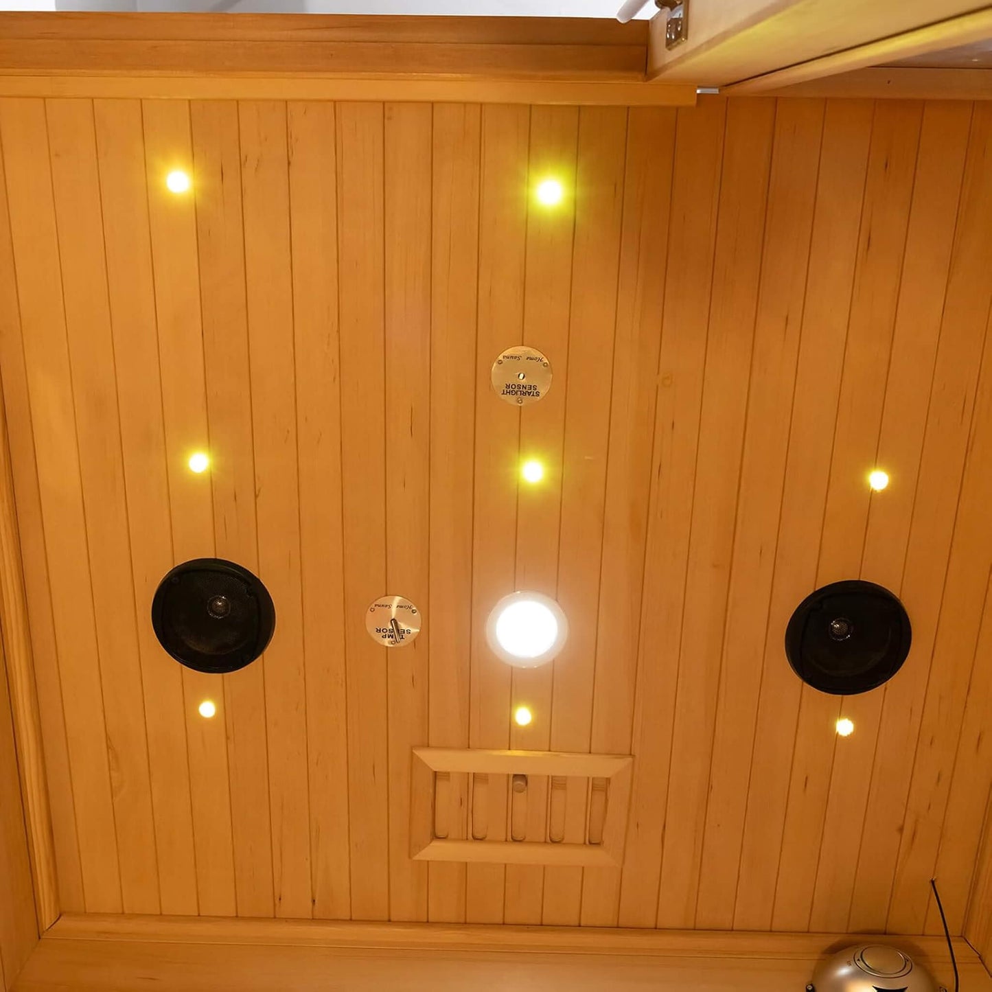 Luma 2-Person Indoor Hybrid Sauna Room With Infrared And 3.5KW Steam Heater [Made-To-Order] (SAK83750)